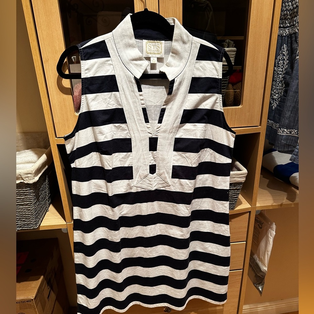 Sail to Sable Striped Tunic Dress